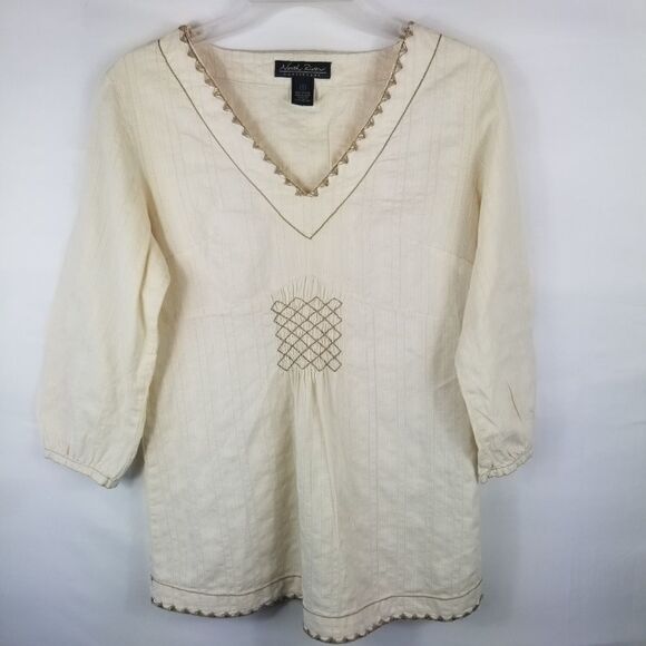 NORTH RIVER OUTFITTERS 100% COTTON BOHO TOP. SZ S. - Picture 16 of 16